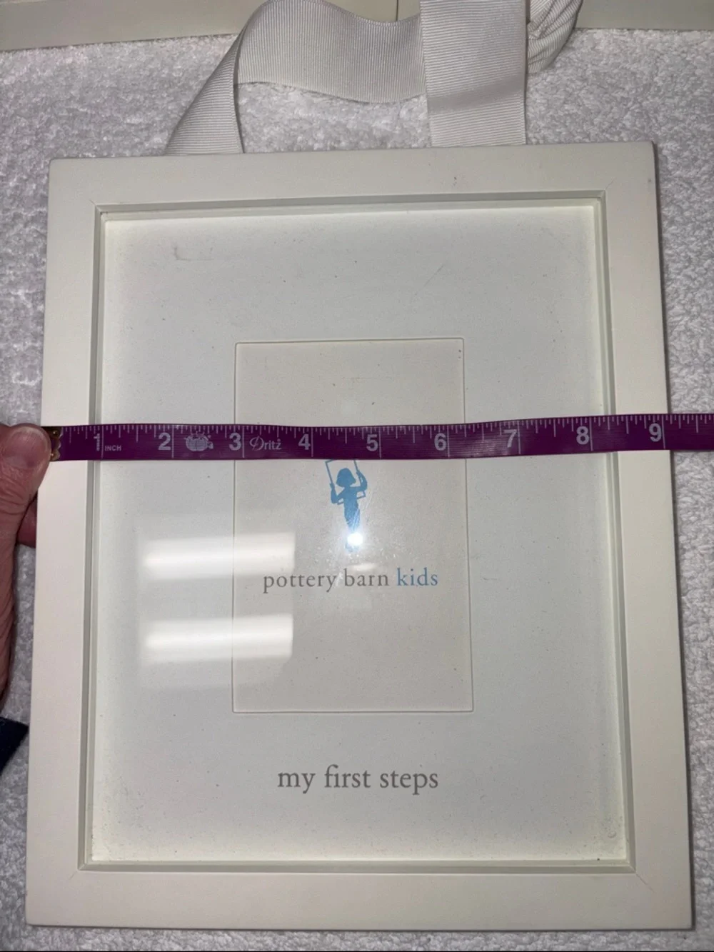 Pottery Barn Kids my first Cream-White Baby Frame Set